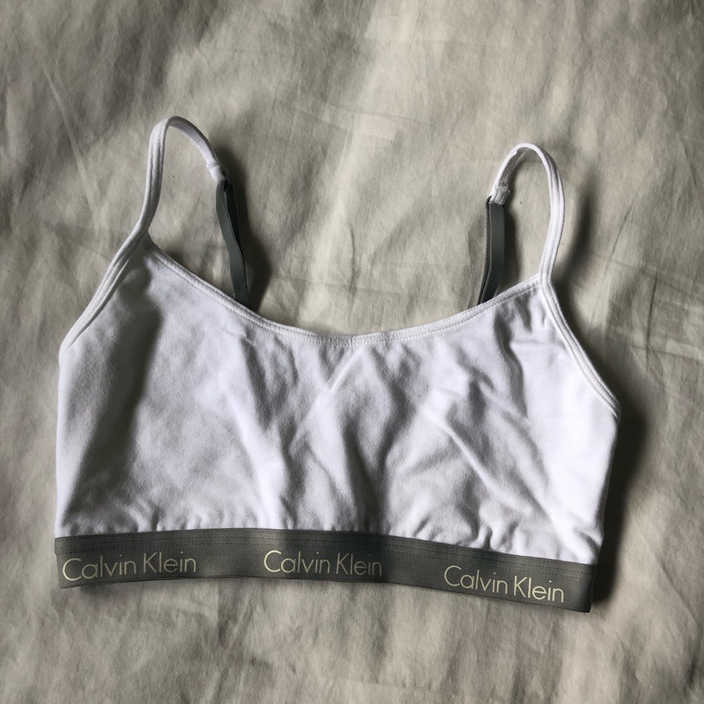 Calvin Klein white bralette